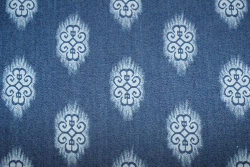 Jeansdruck Ornament leicht (10 cm)